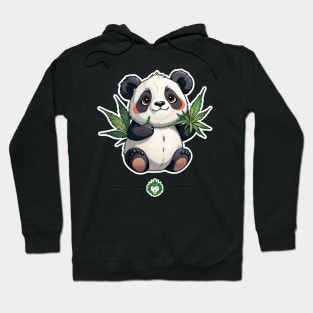 Weed cute panda Hoodie